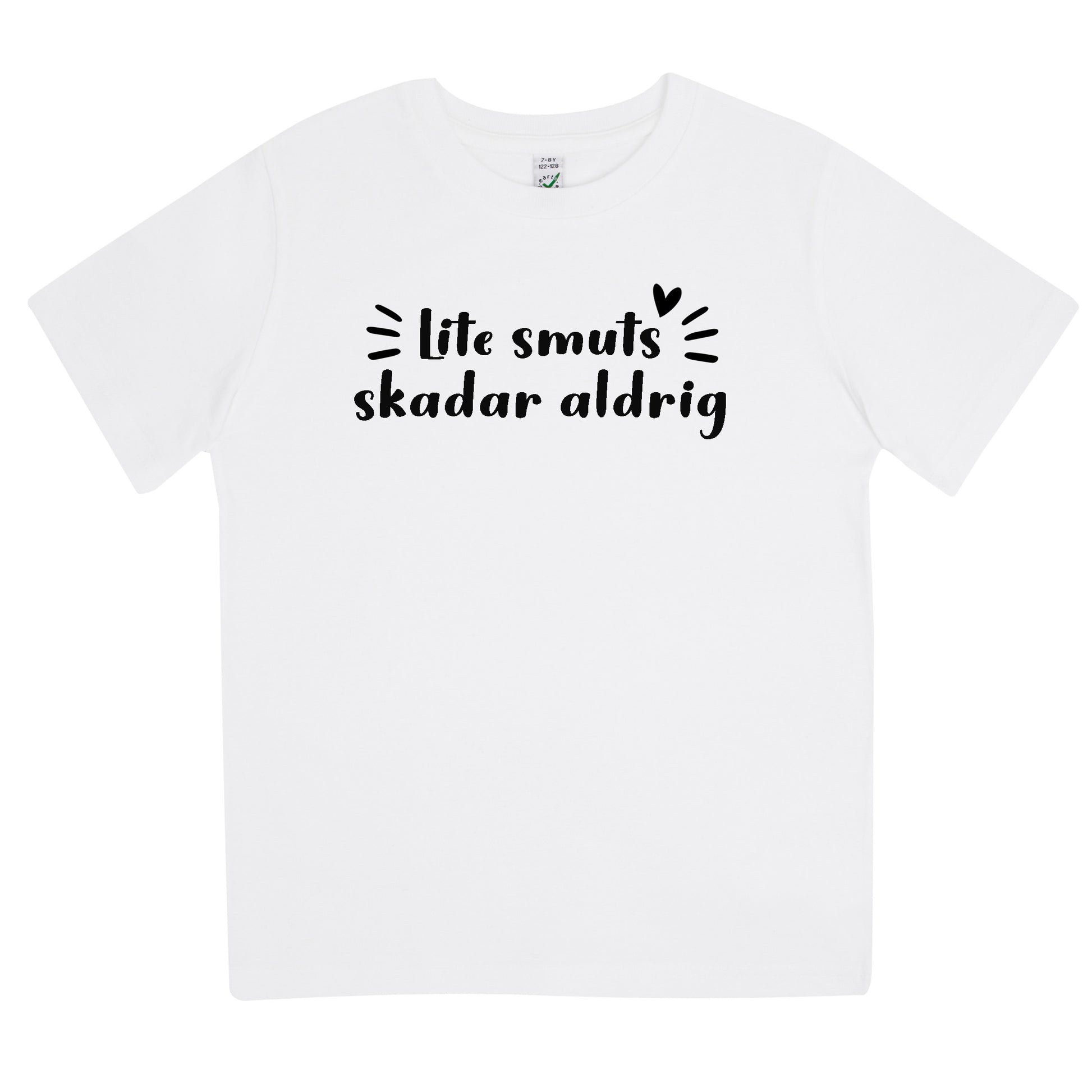 Lite Smuts skadar Aldrig T-shirt Barn-Lovely Text