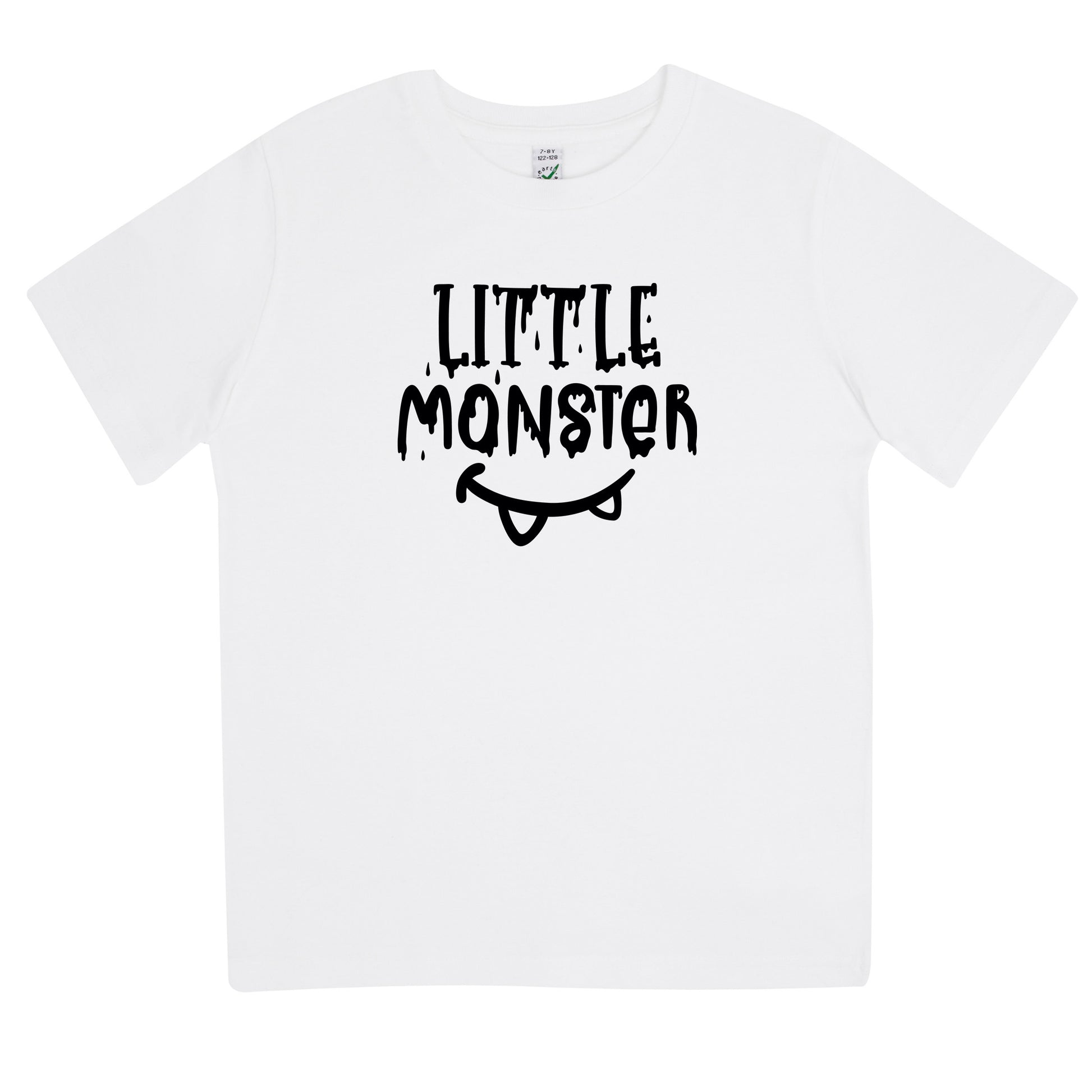 Little Monster Halloween T-shirt Barn-Lovely Text