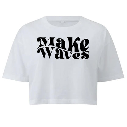 Make Waves Crop Top T-shirt