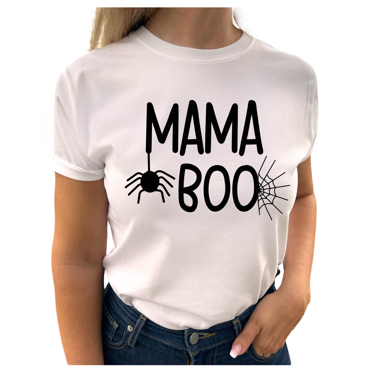 Mama Boo Halloween T-shirt