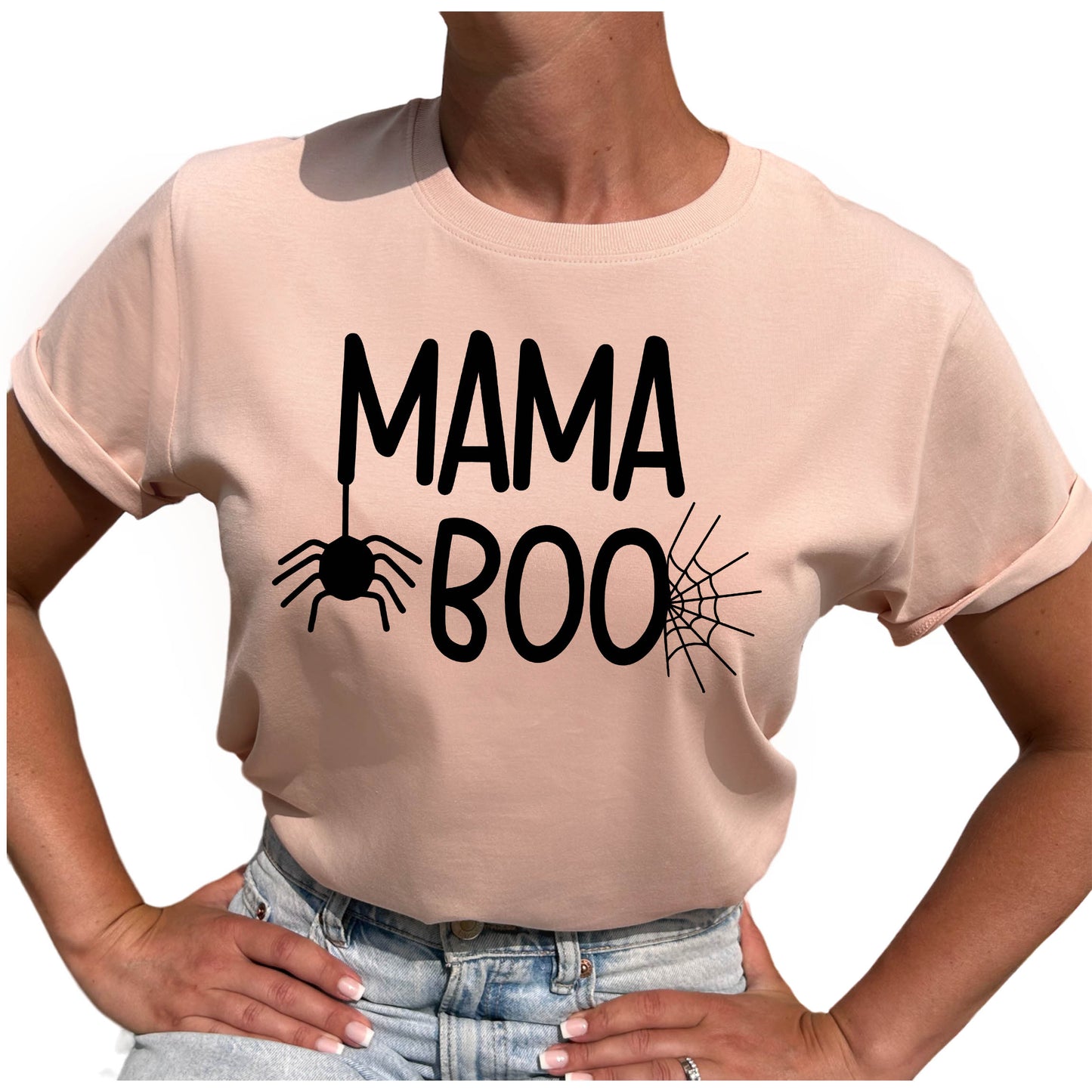 Mama Boo Halloween T-shirt