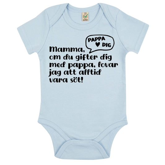 Sötaste löftet – Babybody med frieri till mamma eller pappa