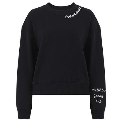 Kärleksfull Mamma Tröja - [Barnens namn]