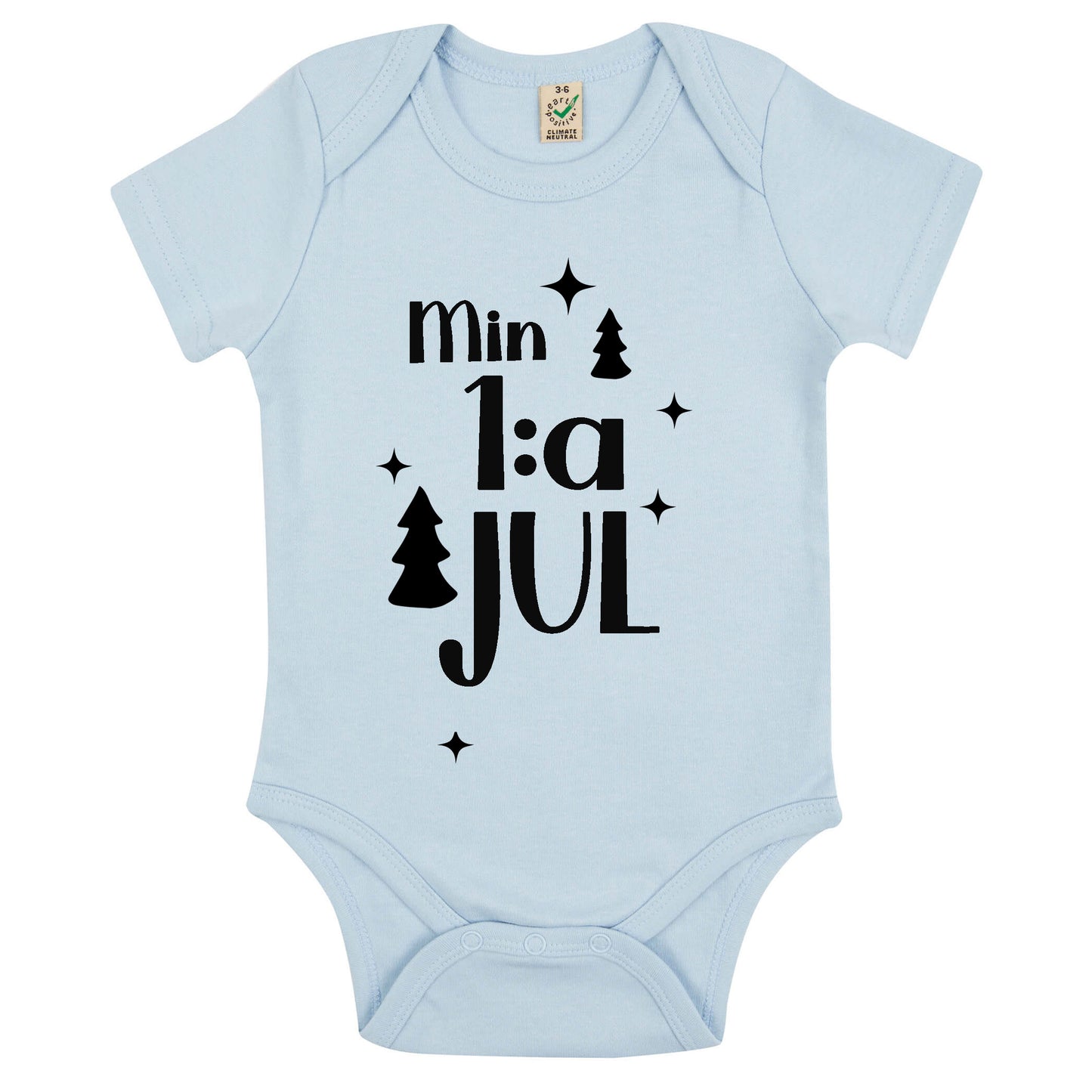 Min 1:a Jul Baby Body-Lovely Text