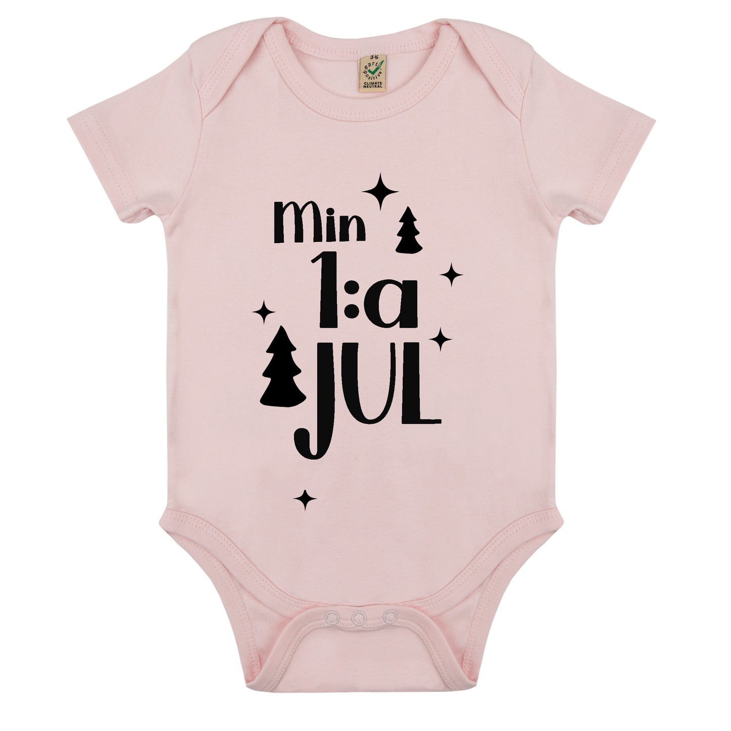 Min 1:a Jul Baby Body-Lovely Text