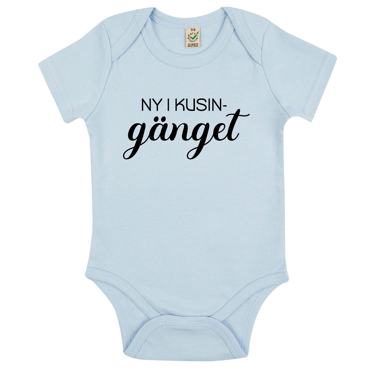 Ny i kusingänget – Babybody i 100 % ekologisk bomull