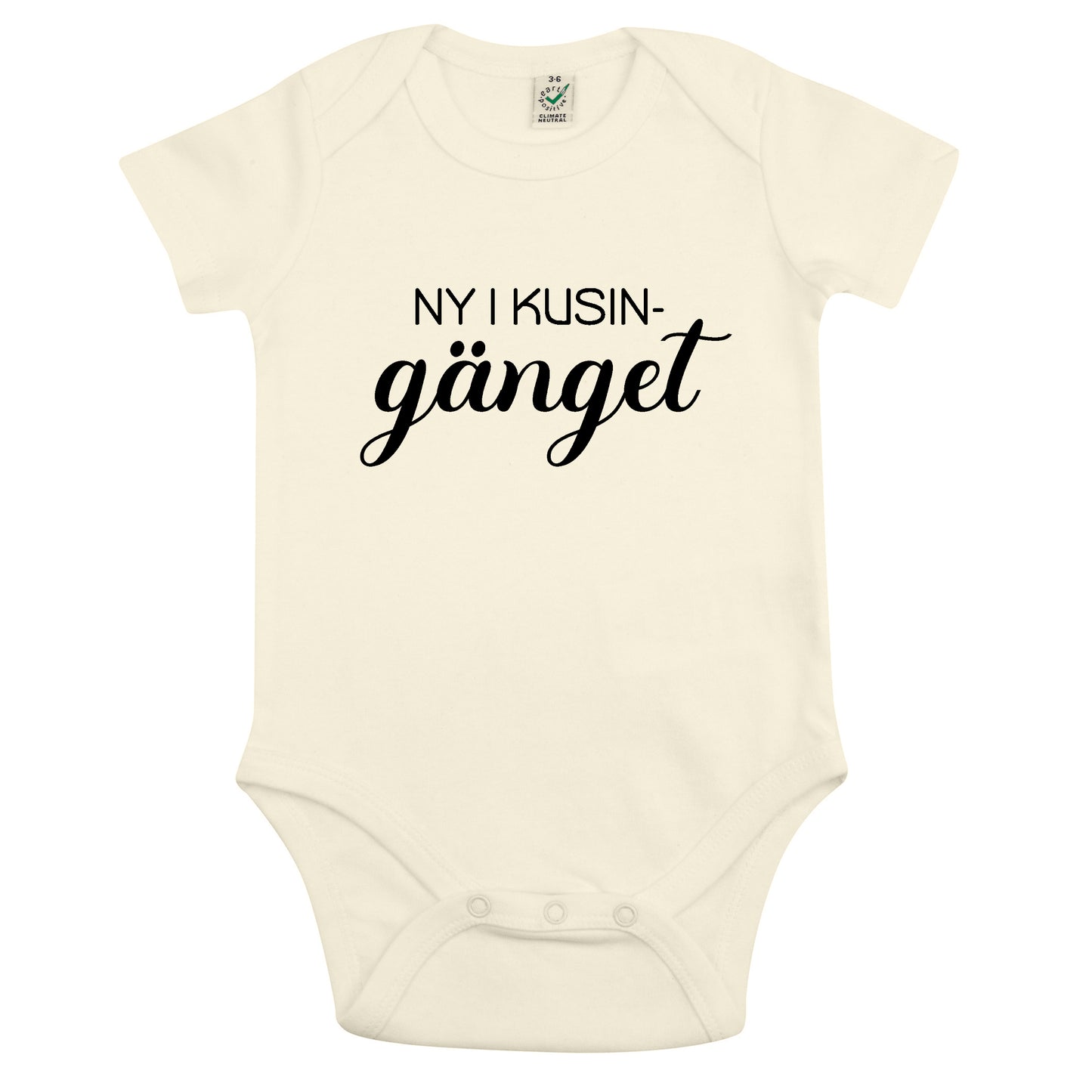 Ny i kusingänget – Babybody i 100 % ekologisk bomull