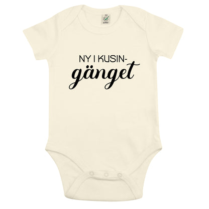 Ny i kusingänget – Babybody i 100 % ekologisk bomull