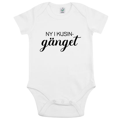 Ny i kusingänget – Babybody i 100 % ekologisk bomull