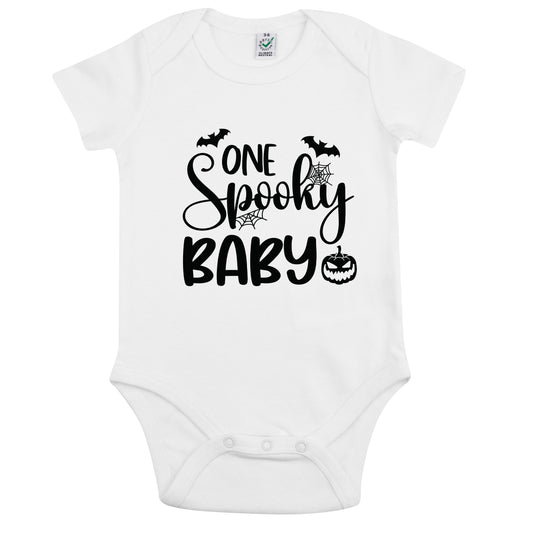 One Spooky Halloween Baby Body-Lovely Text