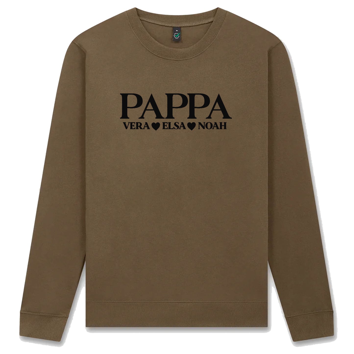 Pappa-tshirt med barnens namn – personlig och kärleksfull
