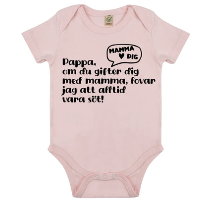 Sötaste löftet – Babybody med frieri till mamma eller pappa