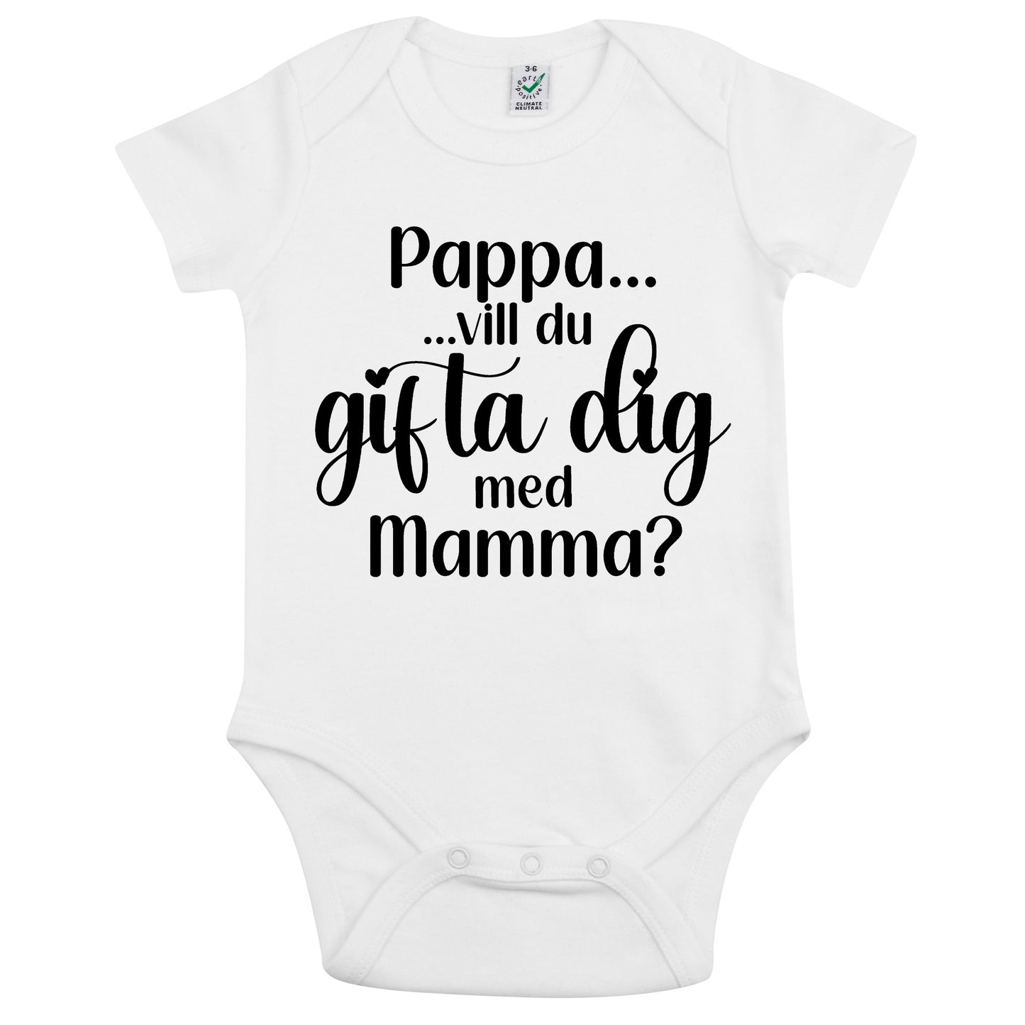 Ställ den stora frågan – babybody till mamma eller pappa