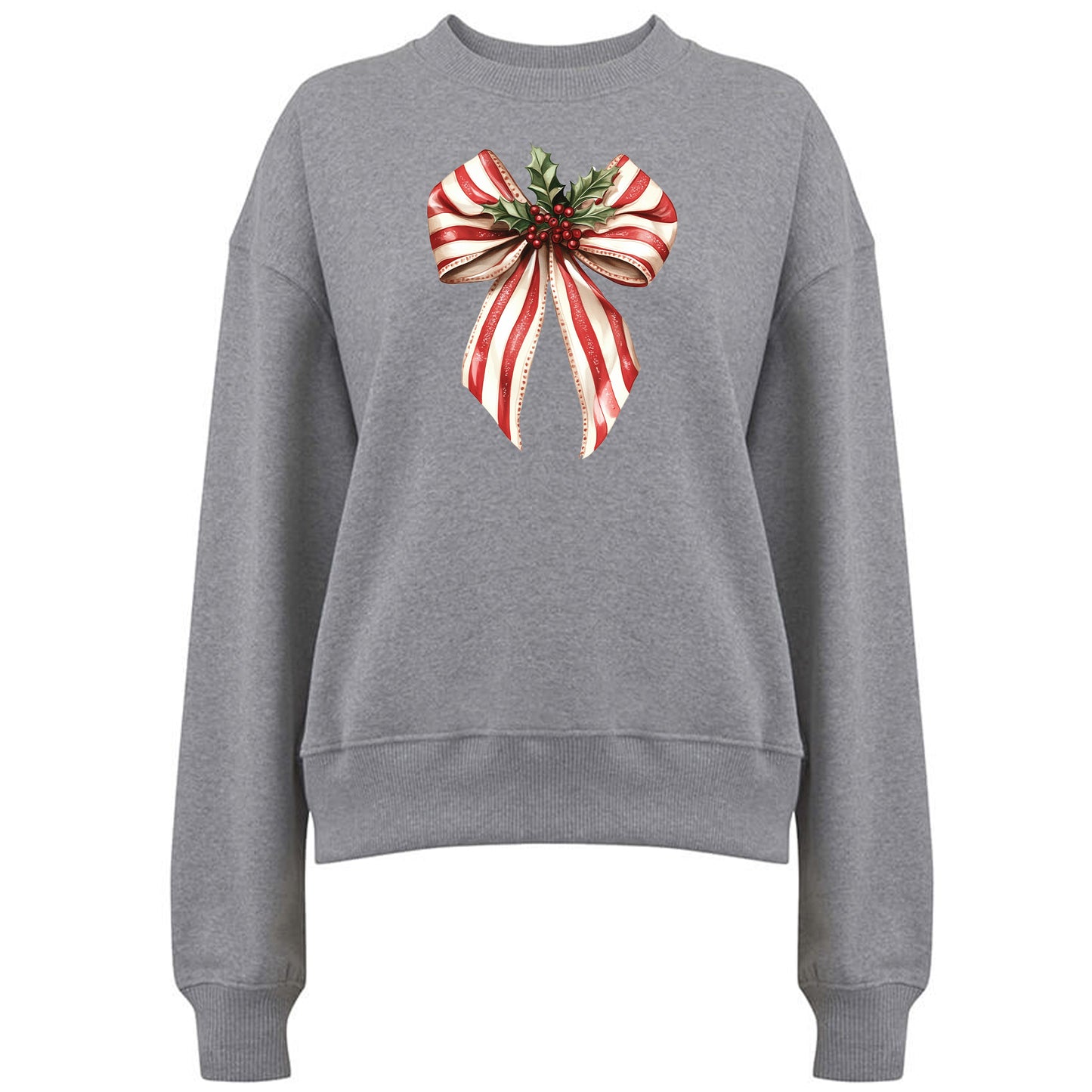 Jultröja med Polkagris Rosett och Mistletoe – En Söt Jullook
