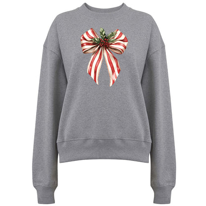 Jultröja med Polkagris Rosett och Mistletoe – En Söt Jullook