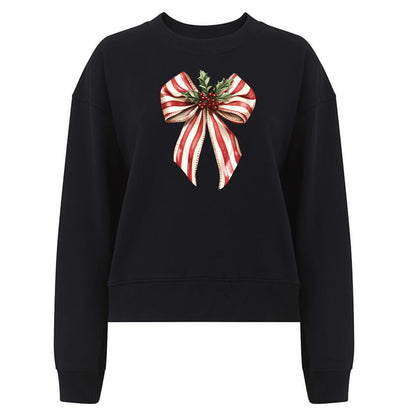 Jultröja med Polkagris Rosett och Mistletoe – En Söt Jullook