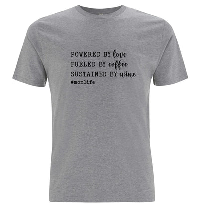 #MomLife T-shirt – Kaffe, Kärlek & Vin