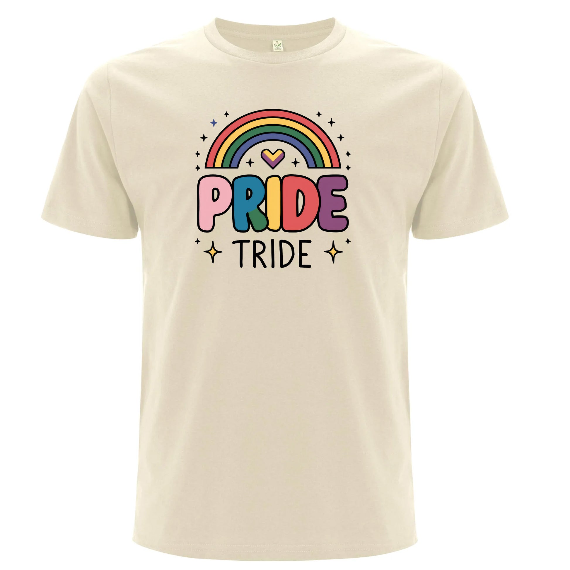 Pride Tribe – T-shirt med regnbåge (Unisex)-Lovely Text