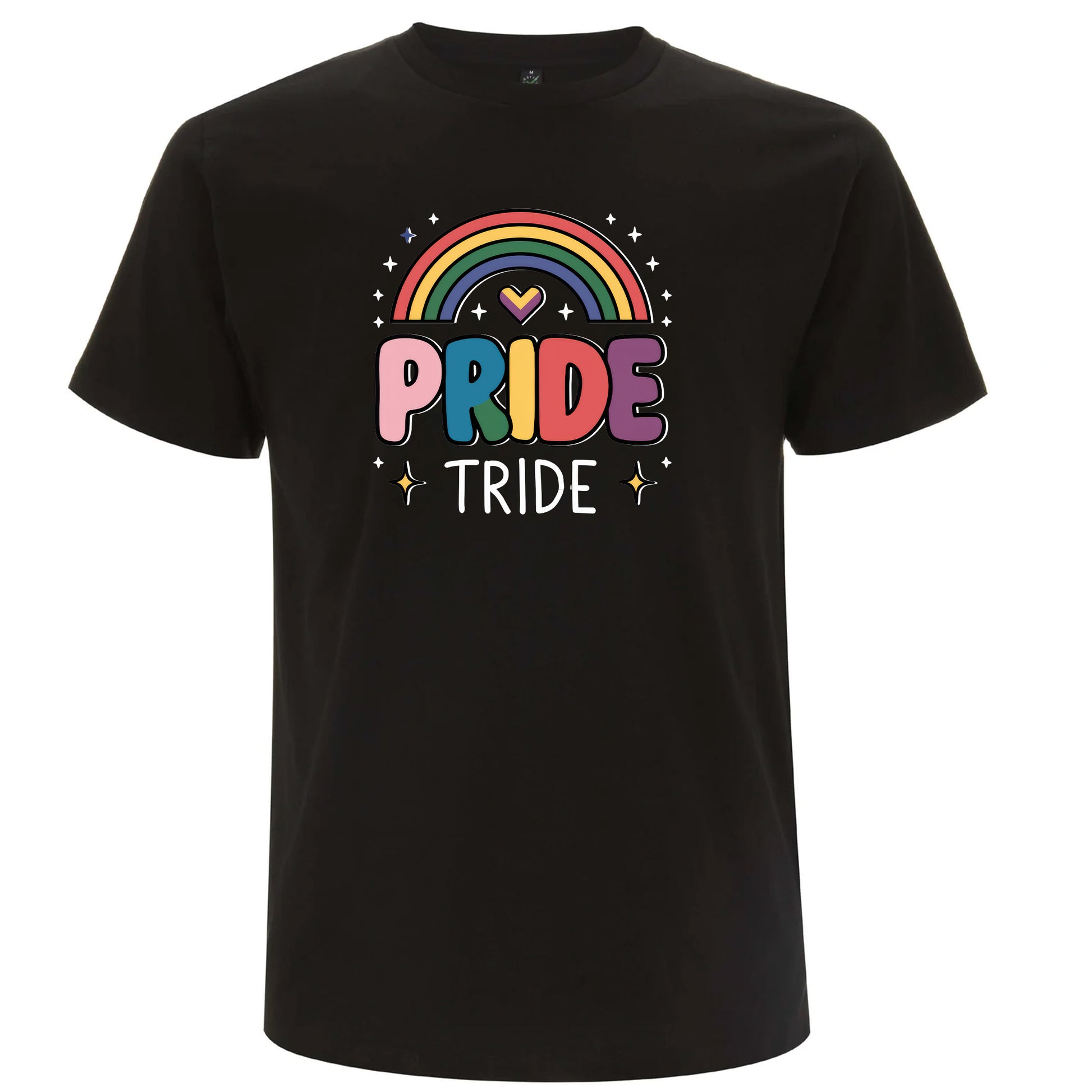Pride Tribe – T-shirt med regnbåge (Unisex)-Lovely Text