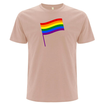 Pride T-shirt med flagga – Klassisk design (Unisex)-Lovely Text
