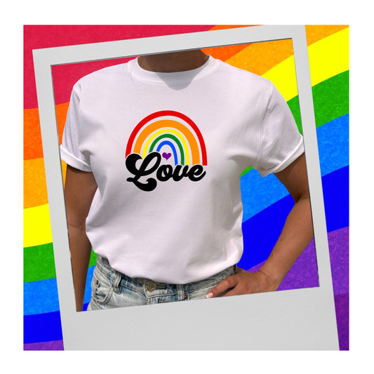 Pride Regnbåge T-Shirt