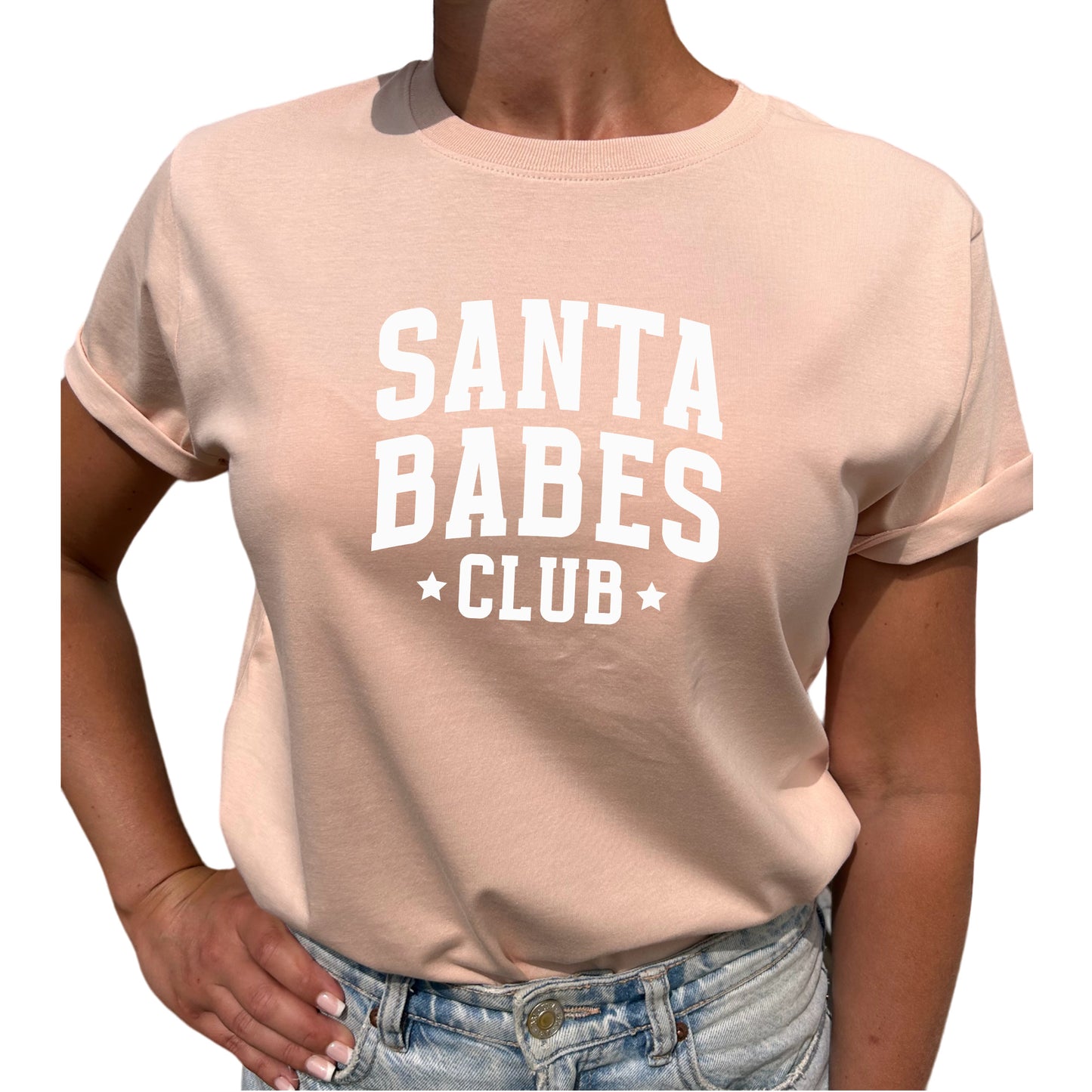 Santa Babes Club Jul T-shirt