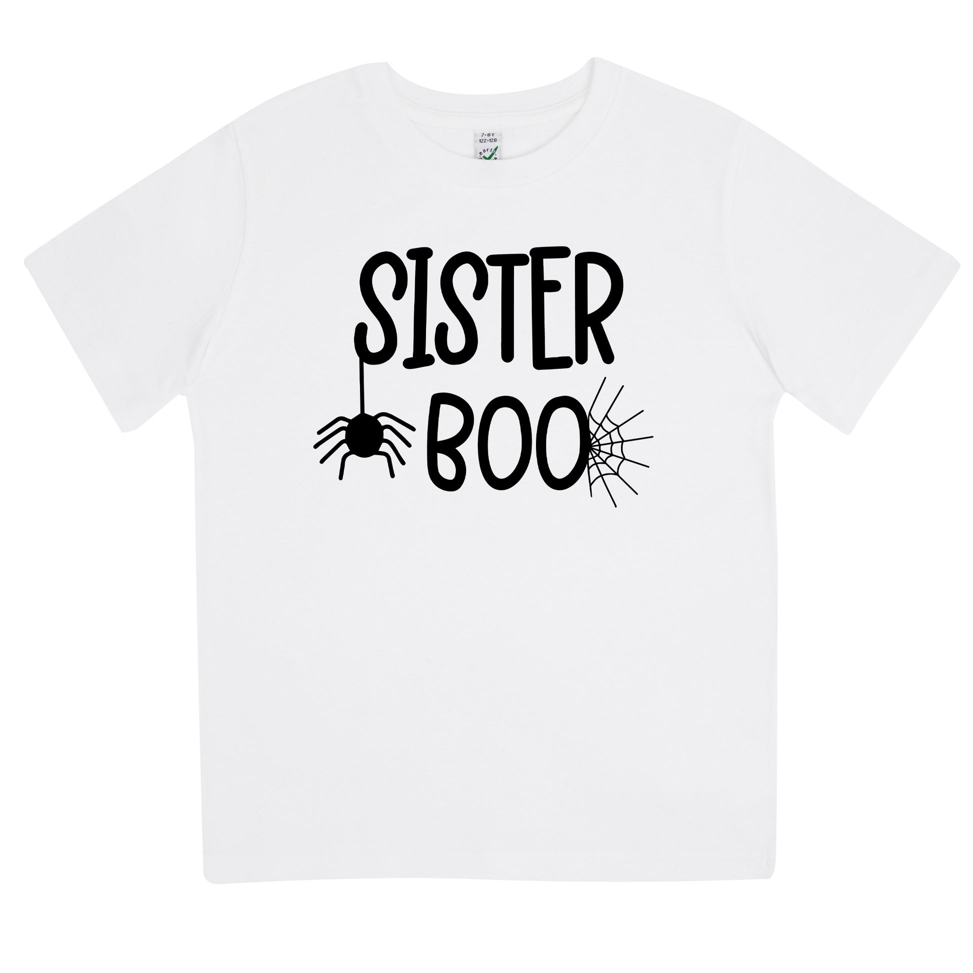 Sister Boo Halloween T-shirt Barn-Lovely Text