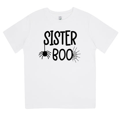 Sister Boo Halloween T-shirt Barn-Lovely Text