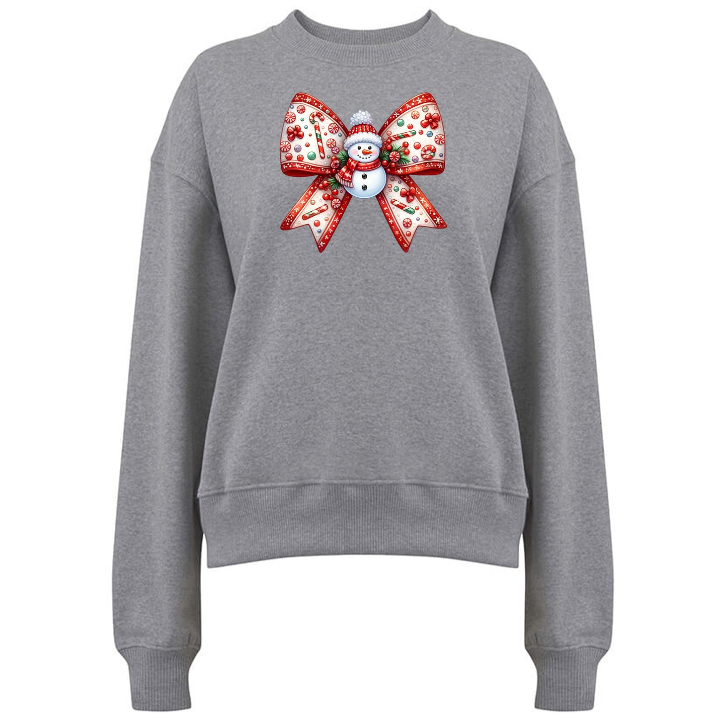 Jultröja med Snögubbe Rosett – Mysig Julstil