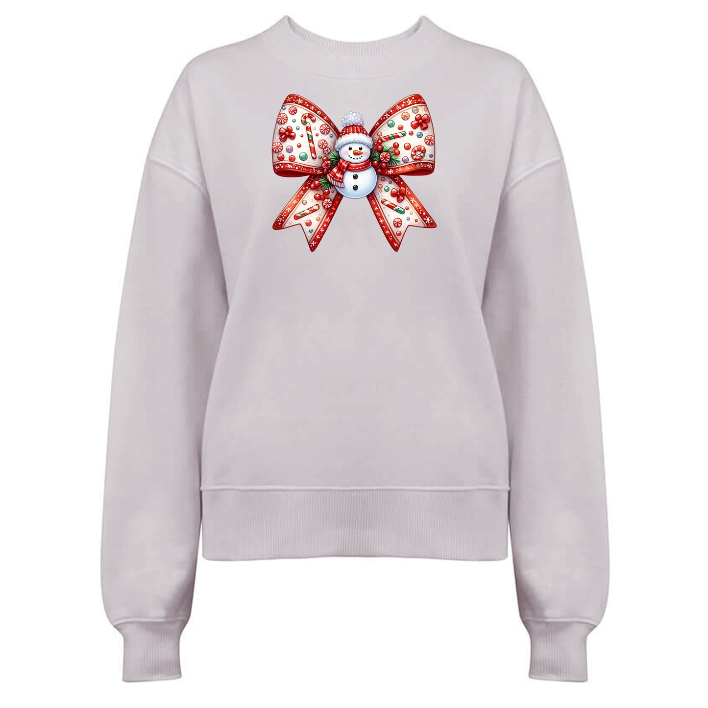Jultröja med Snögubbe Rosett – Mysig Julstil