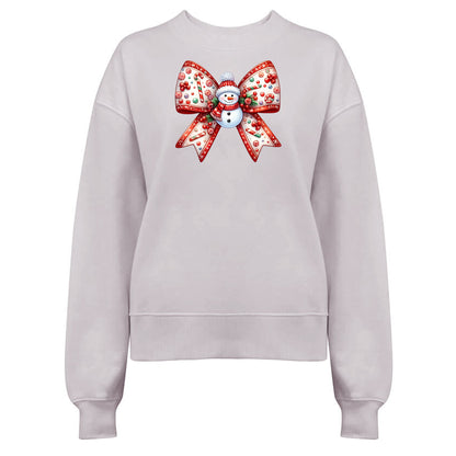 Jultröja med Snögubbe Rosett – Mysig Julstil