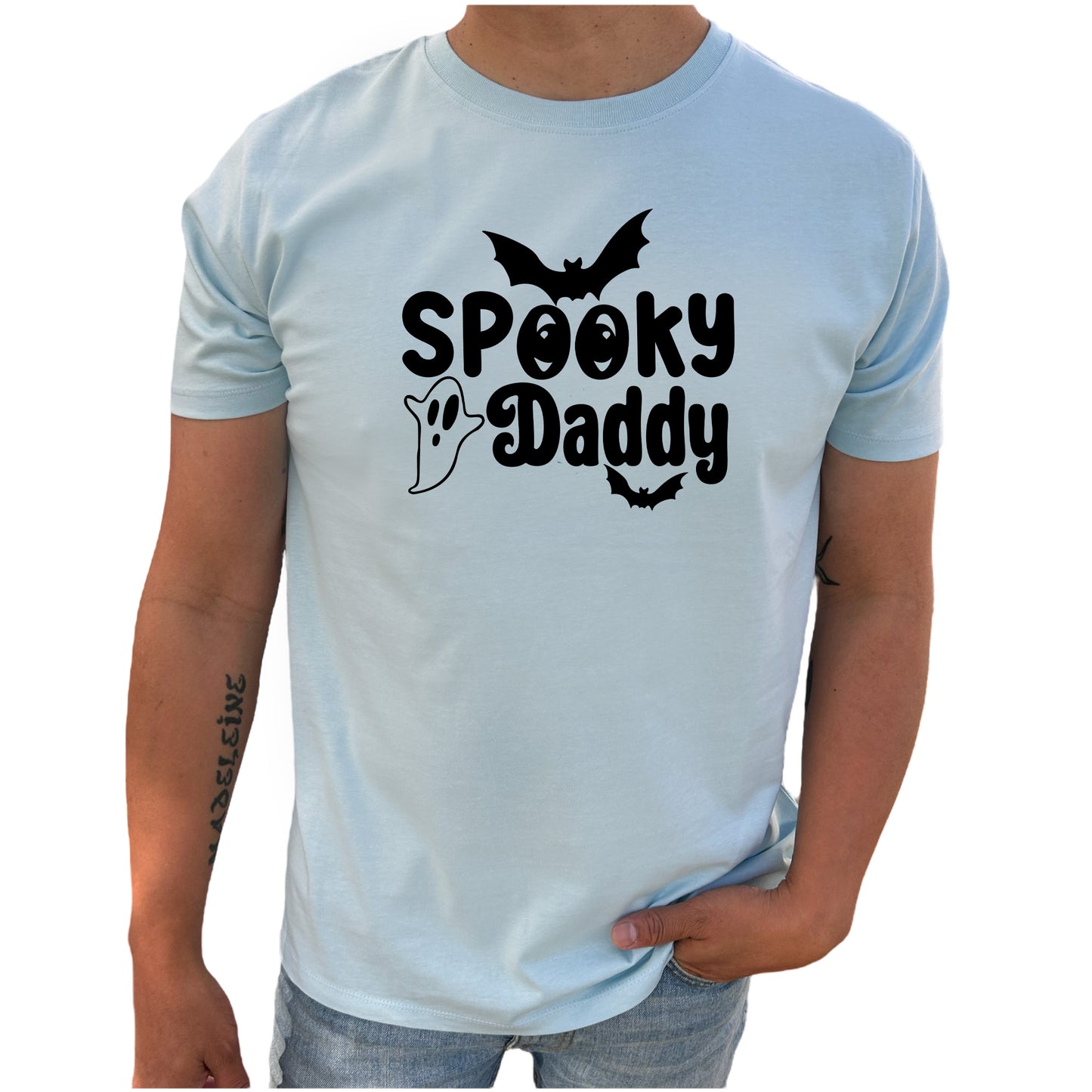 Spooky Daddy Ghost Halloween T-shirt