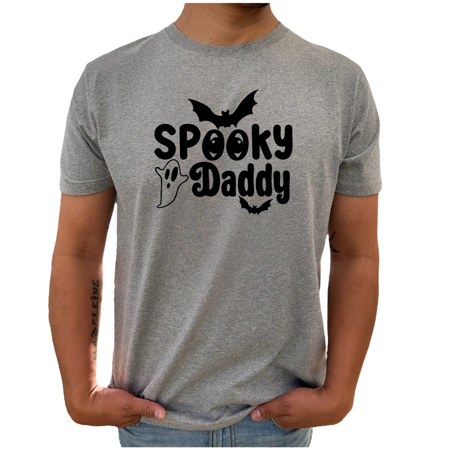 Spooky Daddy Ghost Halloween T-shirt