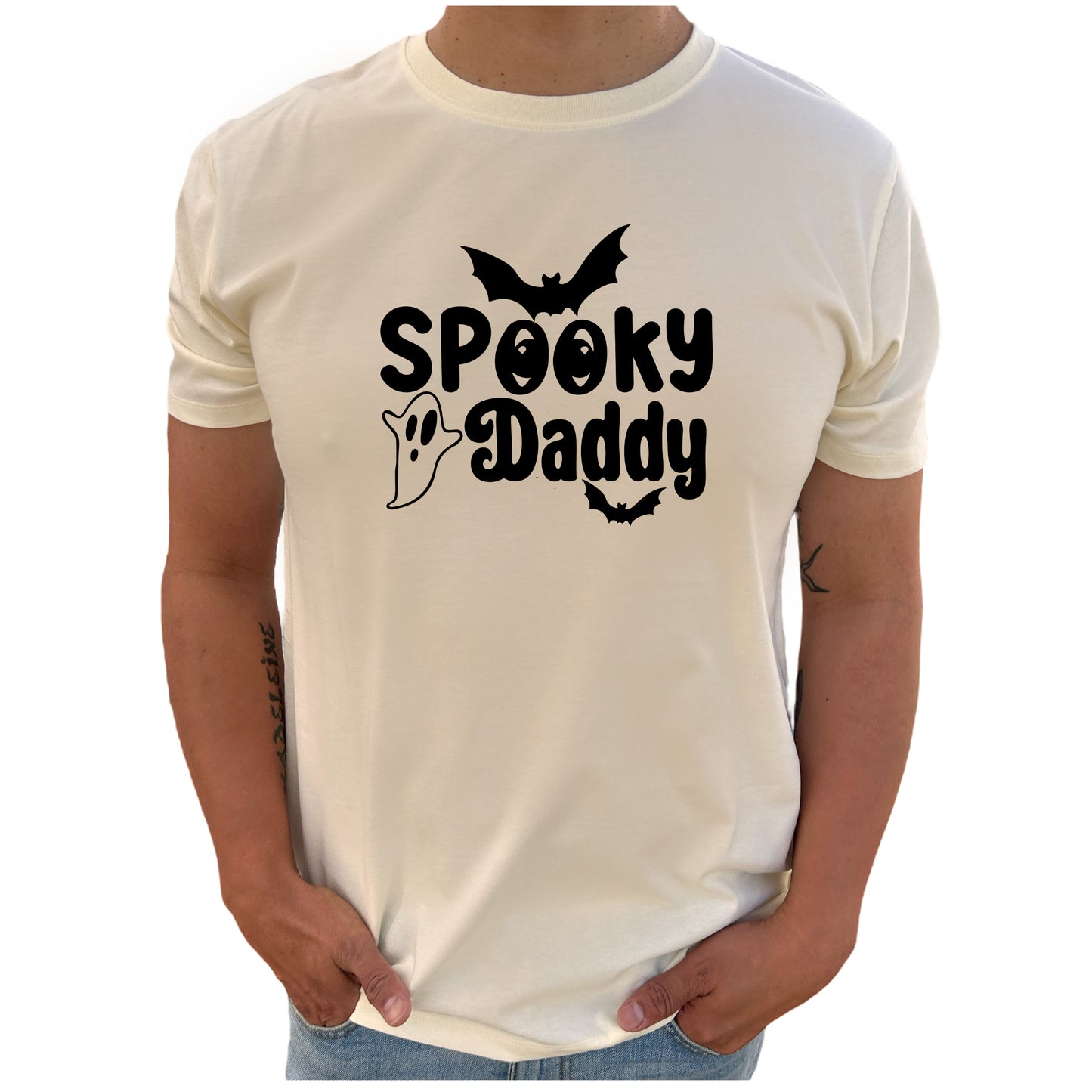 Spooky Daddy Ghost Halloween T-shirt