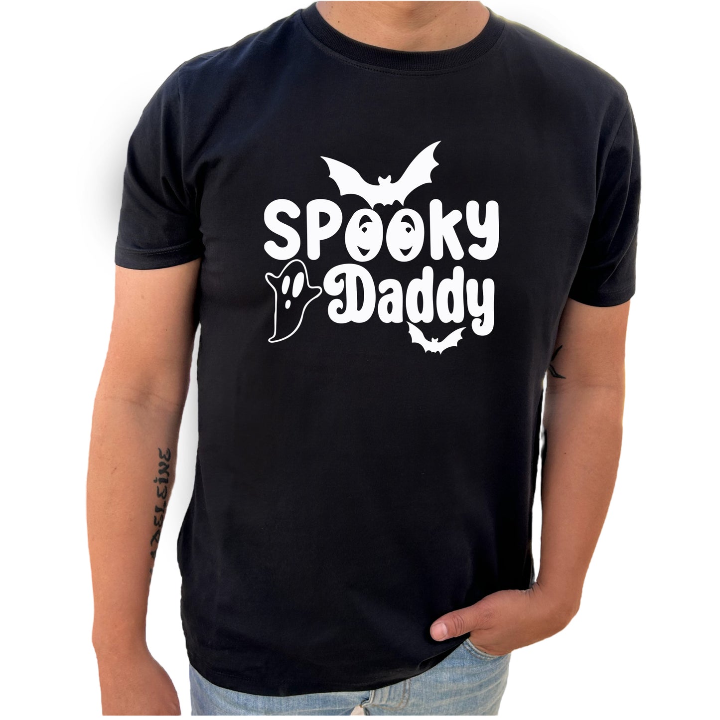 Spooky Daddy Ghost Halloween T-shirt