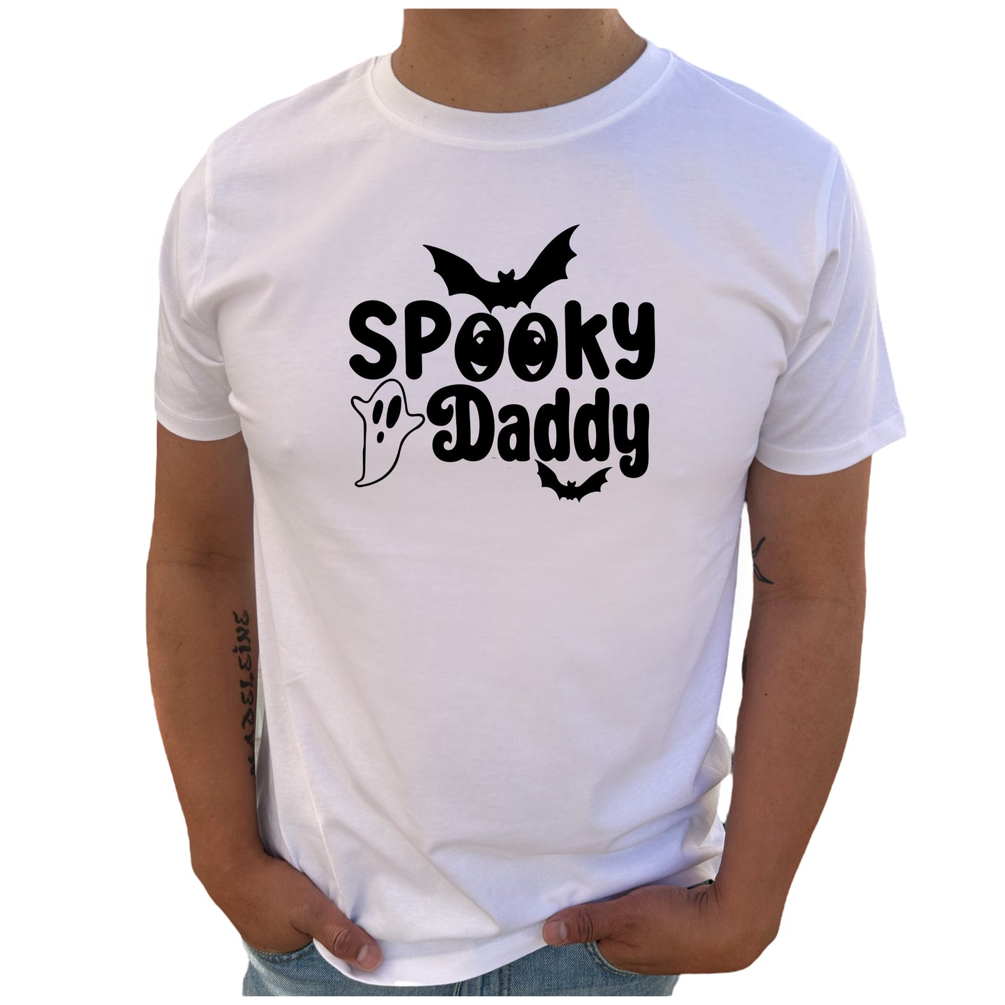 Spooky Daddy Ghost Halloween T-shirt