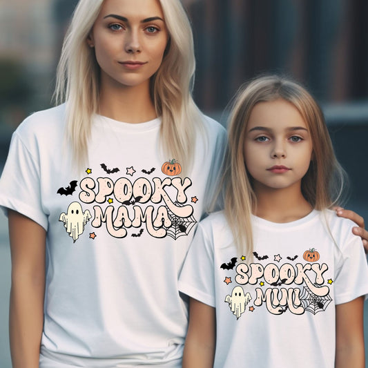 Spooky Mini Halloween T-shirt Barn-Lovely Text