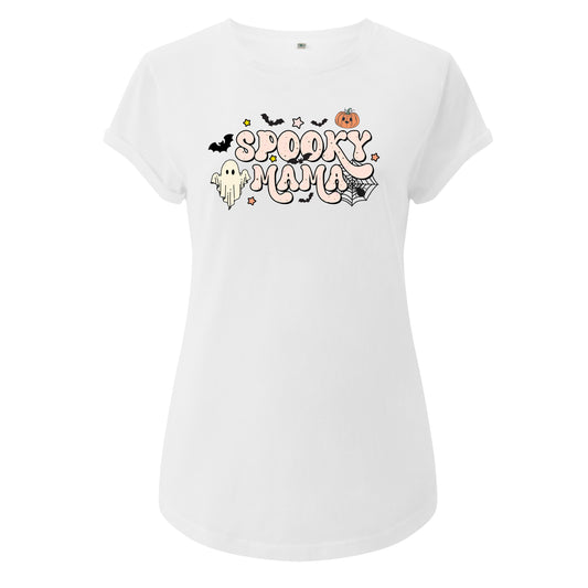 Spooky Mama – Halloween T-shirt Dam