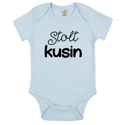 Stolt Kusin - Babybody 100 % Ekologisk bomull