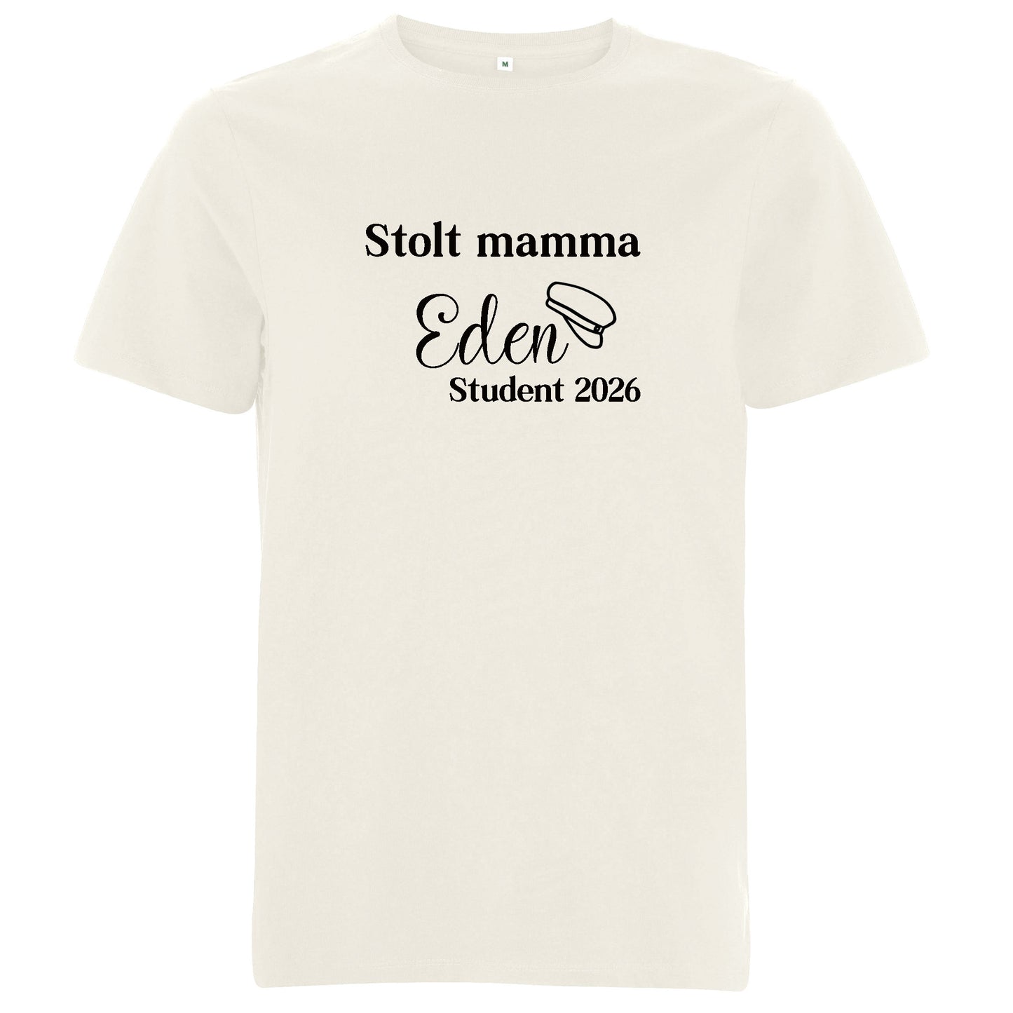 Stolt [titel] – Student med namn – Unisex T-shirt