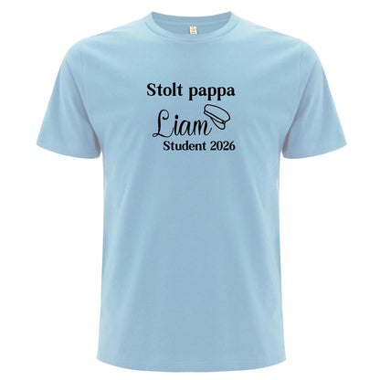 Stolt [titel] – Student med namn – Unisex T-shirt