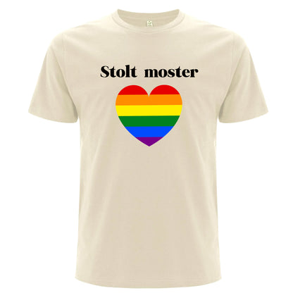 Unisex T-shirt med Pridehjärta – välj din titel-Lovely Text