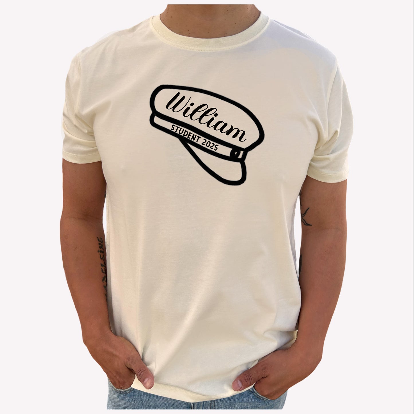 Studentmössa med Namn T-shirt