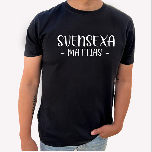 Svensexa med Namn T-shirt