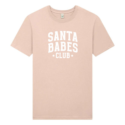 Santa Babes Club – Jul T-shirt för Tjejer (Unisexmodell)