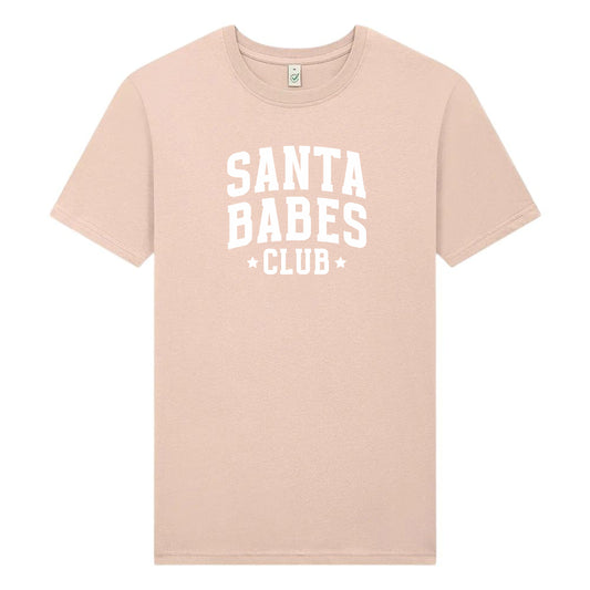 Santa Babes Club – Jul T-shirt för Tjejer (Unisexmodell)