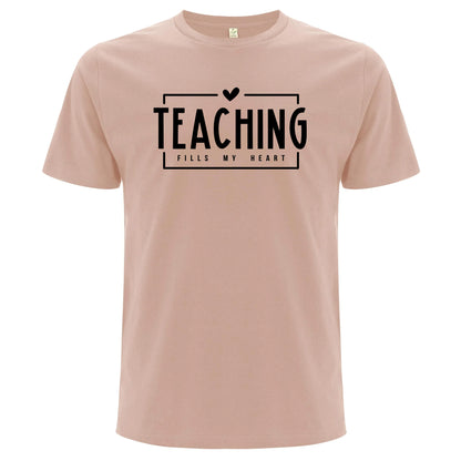Teaching Fills My Heart – Undervisning Fyller Mitt Hjärta T-shirt