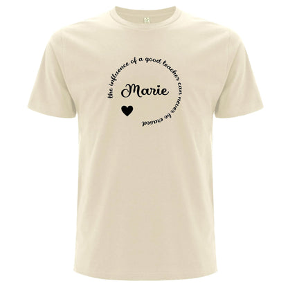 The Influence Of A Good Teacher Can Never Be Erased T-shirt