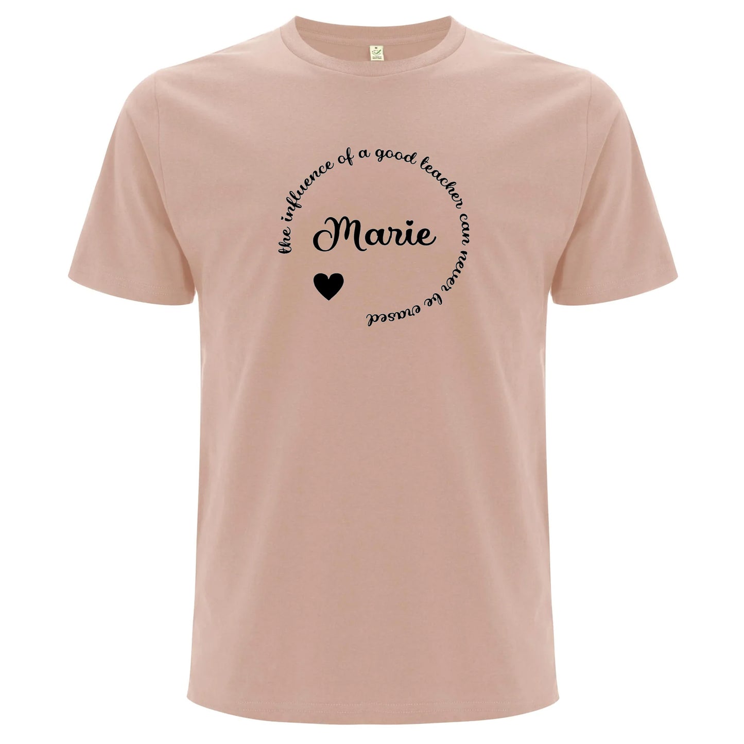 The Influence Of A Good Teacher Can Never Be Erased T-shirt