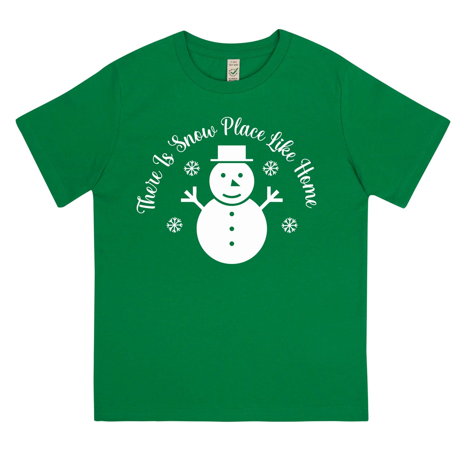 There Is Snow Place Like Home Jul T-shirt Barn-Lovely Text